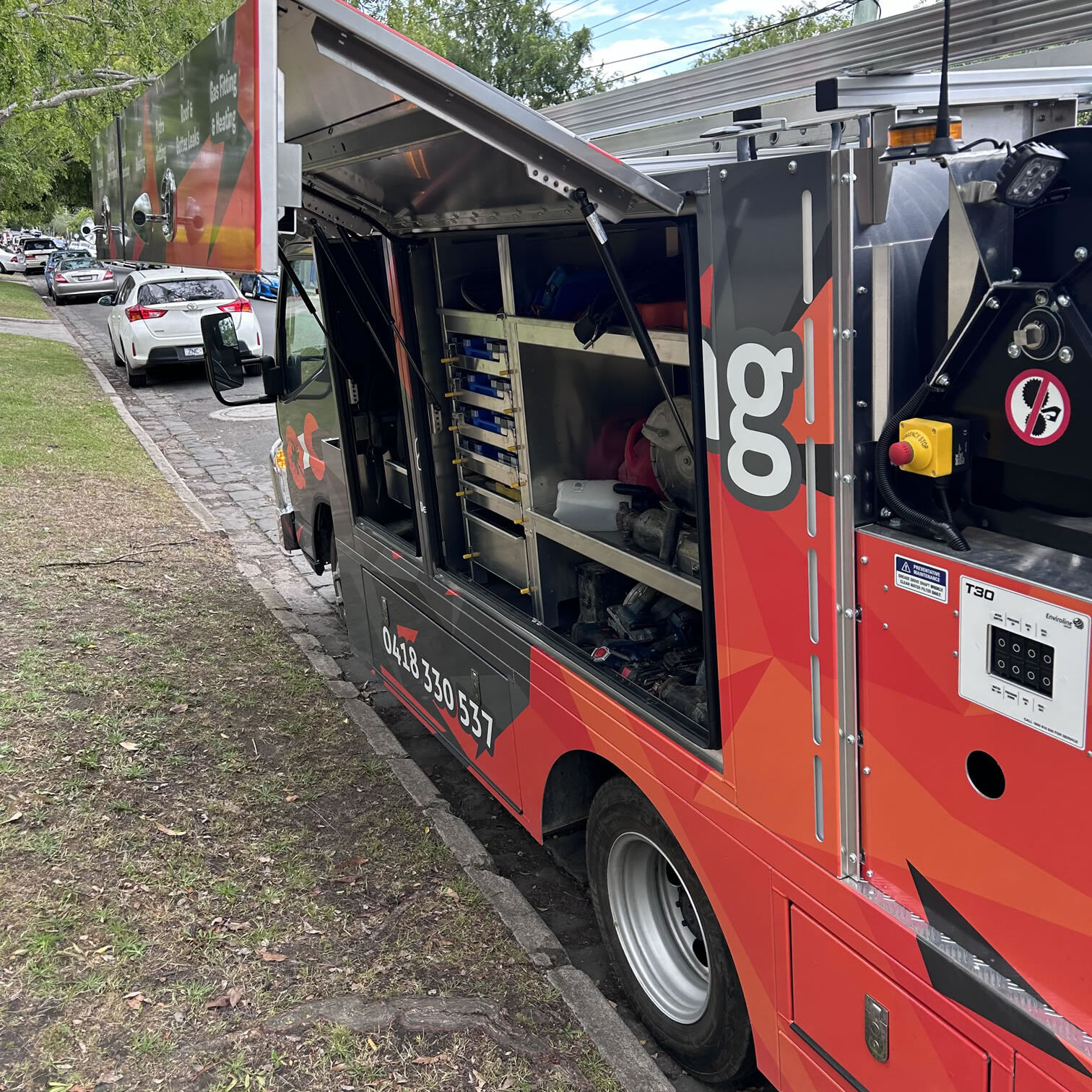 Hydro Jetting Truck for unblocking & clearing drains"