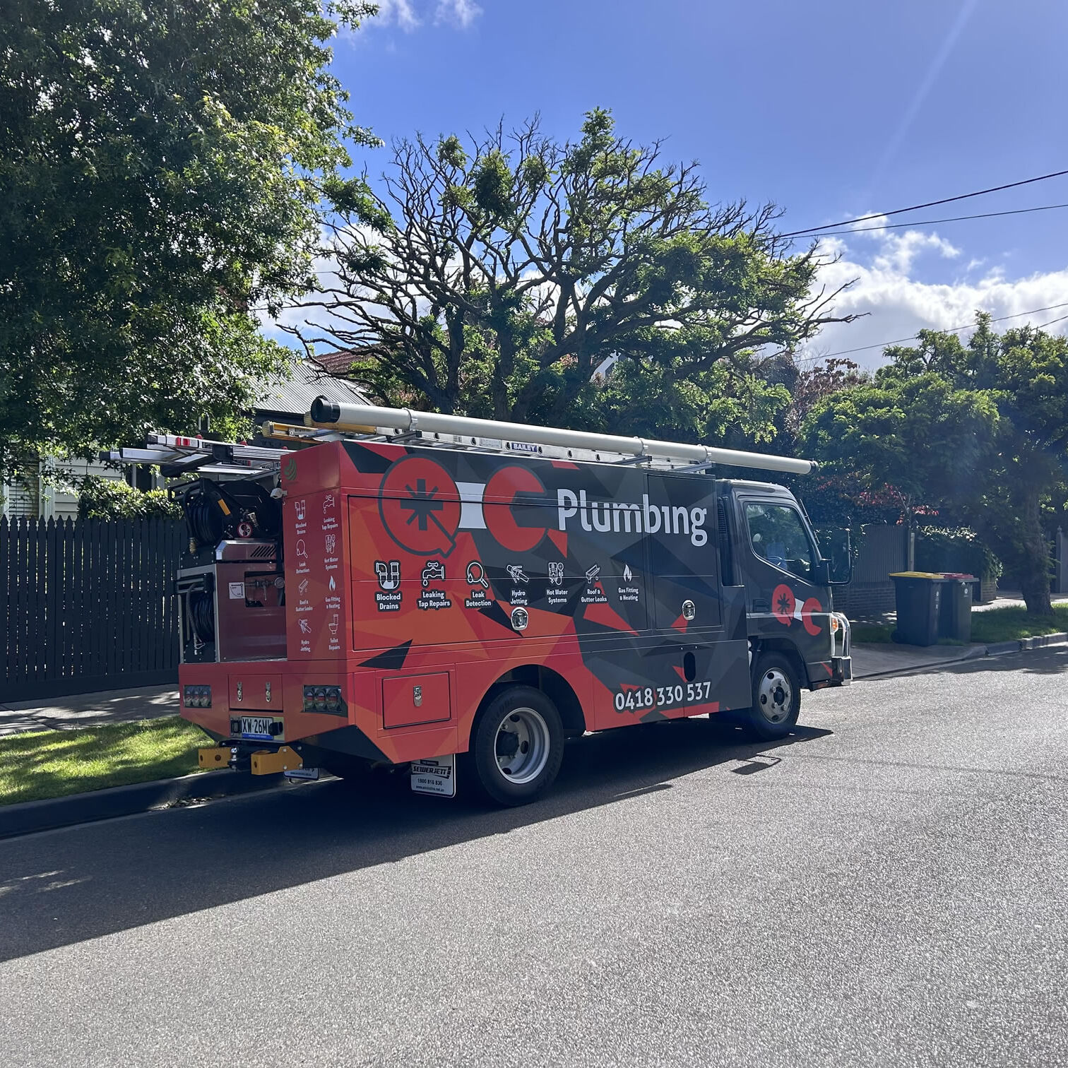 Hydro Jetting Truck for unblocking & clearing drains"