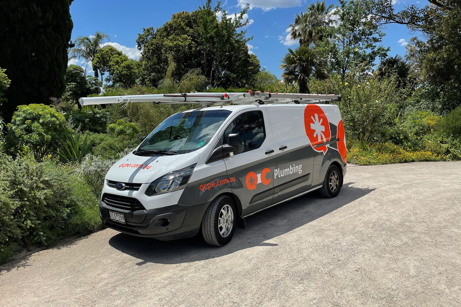 QC Plumbing Van ready on a job