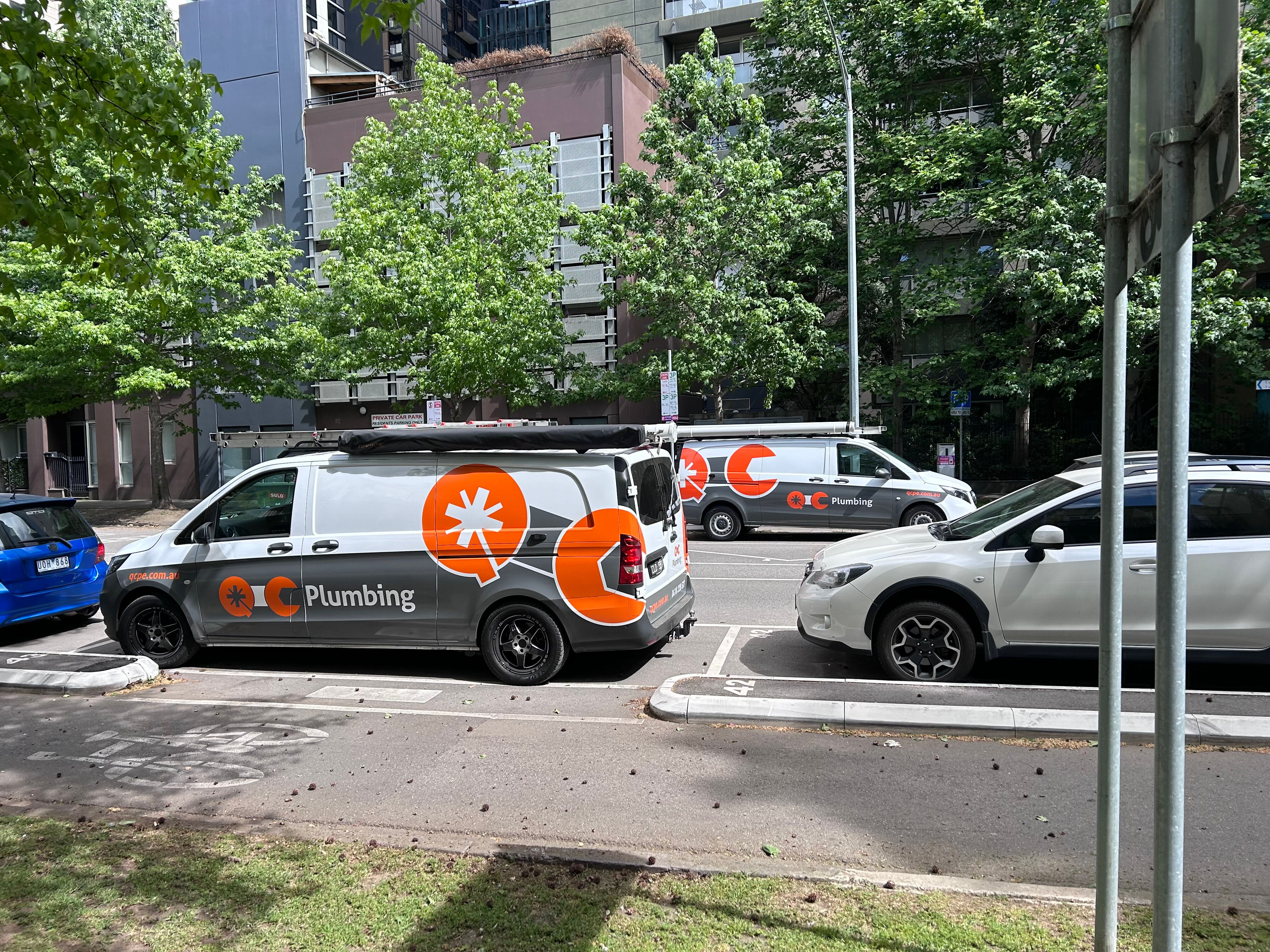 QC attending roof leak in South Melbourne